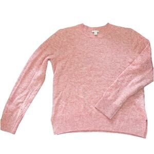 Gap Womens Lambswool Pink Cozy Crew Neck Lightweight Vintage Sweater M